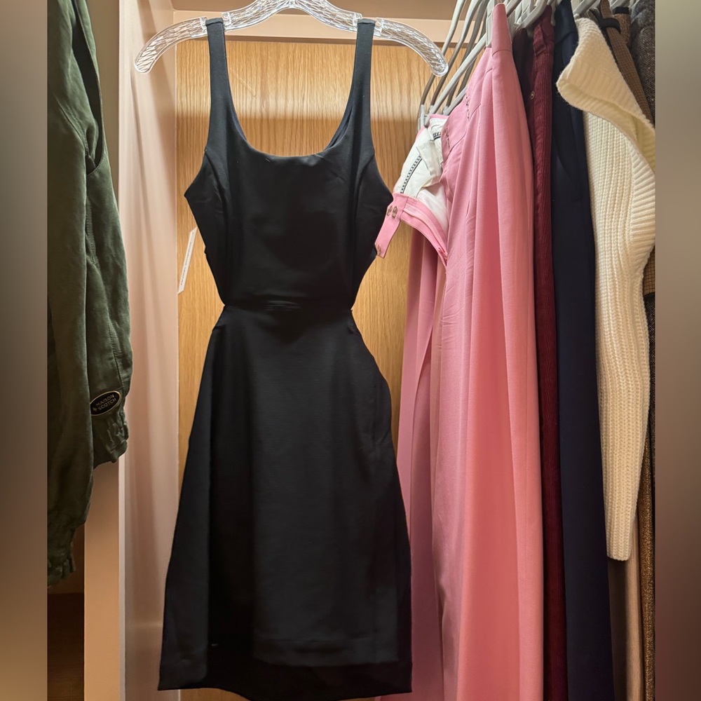 Outdoor Voices black mini exercise dress